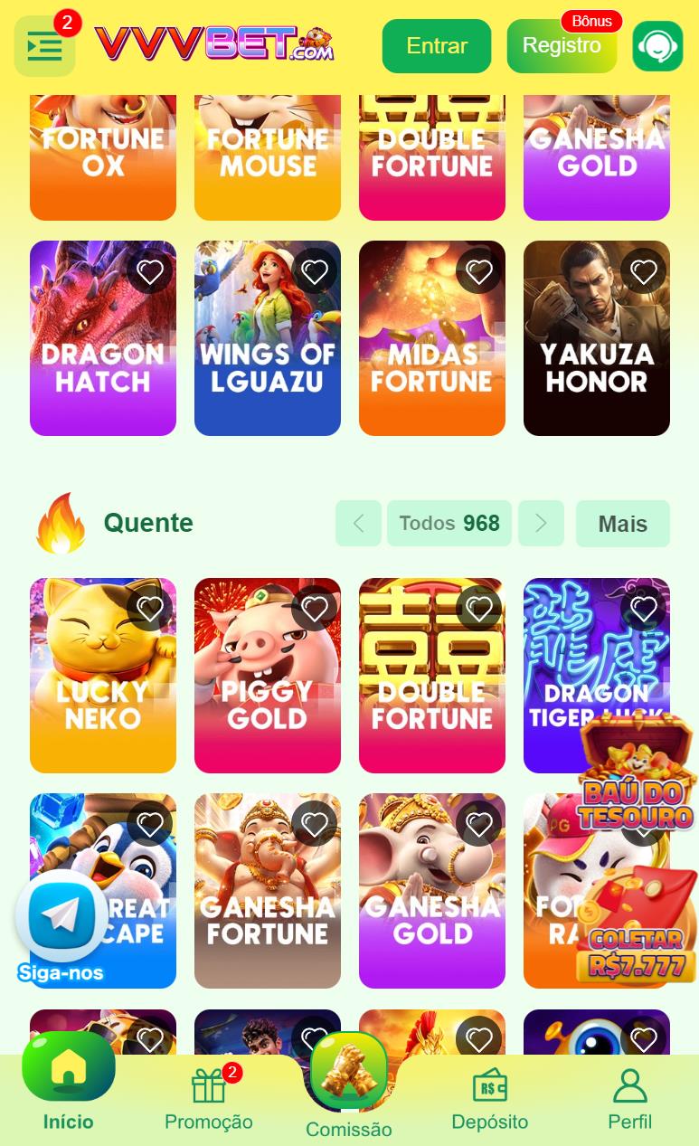 Variedade de Jogos Online Oferecidos
